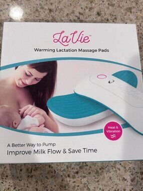 LA VIE WARMING LACTATION MASSAGE PADS BREASTFEEDING RELIEF MASSAGERS EUC